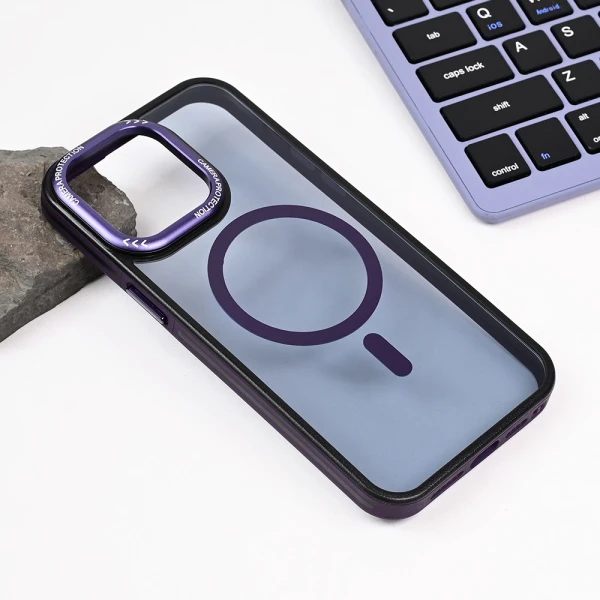 Torbica Magsafe Trendy za iPhone 15 Pro Max 6.7 ljubicasta