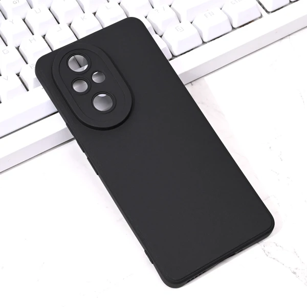 Torbica Silikon Pro Camera za Honor 200 Pro crna