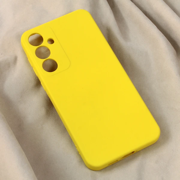 Torbica Teracell Soft Velvet za Samsung A556B Galaxy A55 5G zuta