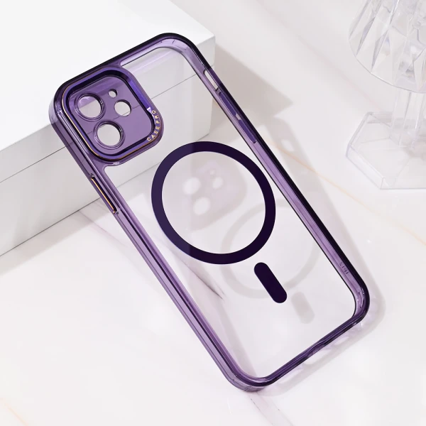 Torbica Magsafe Camera Color za iPhone 12 6.1 ljubicasta