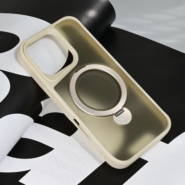 Torbica Magsafe Ring Stand za iPhone 16 Pro 6.3 krem