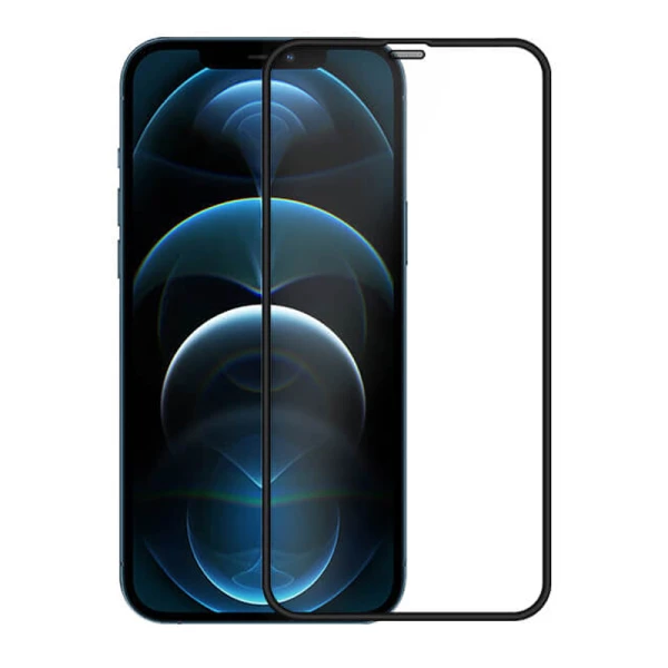 Folija za zastitu ekrana glass nillkin za iphone 12/12 pro (6.1) crni pc shatterorof