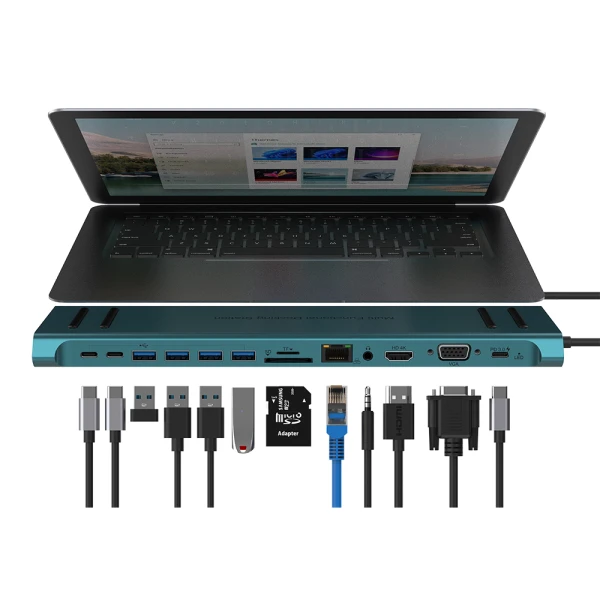 Dock stanica multifunkcionalna usb type-c 14u1 (otn-9199a) onten