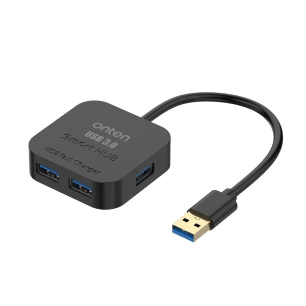Hub usb 2.0 sa 4 porta usb 2.0 480mbps + fast charge 20cm (otn-5210) onten