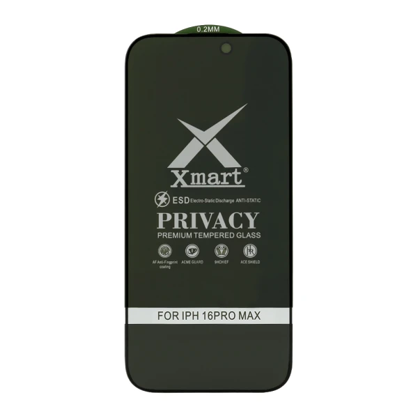 Folija za zastitu ekrana glass x mart 9d privacy za iphone 16 pro max (6.9)