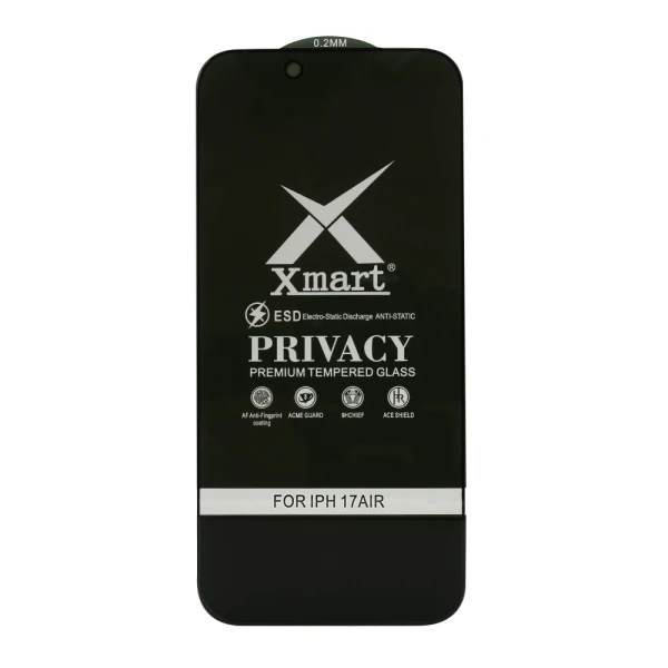 Folija za zastitu ekrana glass x mart 9d privacy za iphone air (6.6)