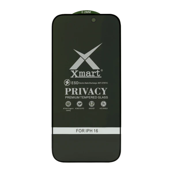 Folija za zastitu ekrana glass x mart 9d privacy za iphone 15 (6.1)/16 (6.1)