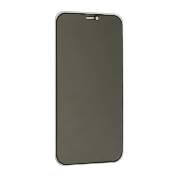 Folija za zastitu ekrana glass privacy 2.5d full glue za iphone 12 mini (5.4) crna