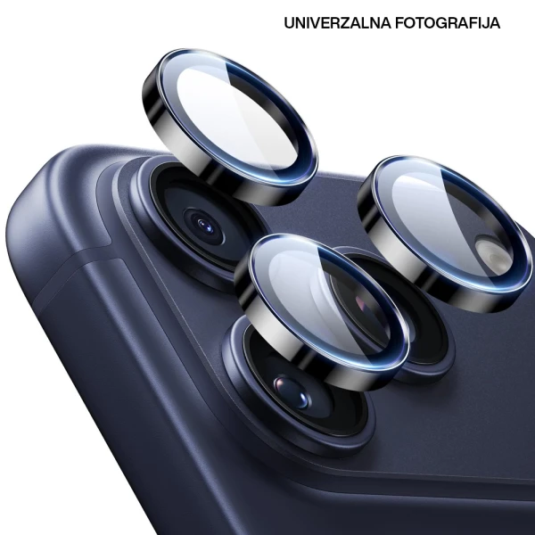 Folija za zastitu kamere x-mart pvd camera film za iphone 17 pro (6.3)/iphone 17 pro max (6.9) plava