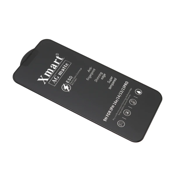 Folija za zastitu ekrana glass x mart ag matte clear za iphone 13/13 pro/14/16e/17e (6.1)