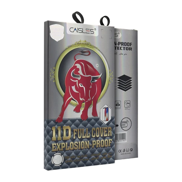 Folija za zastitu ekrana red bull nano 11d za iphone 12 mini (5.4) crna