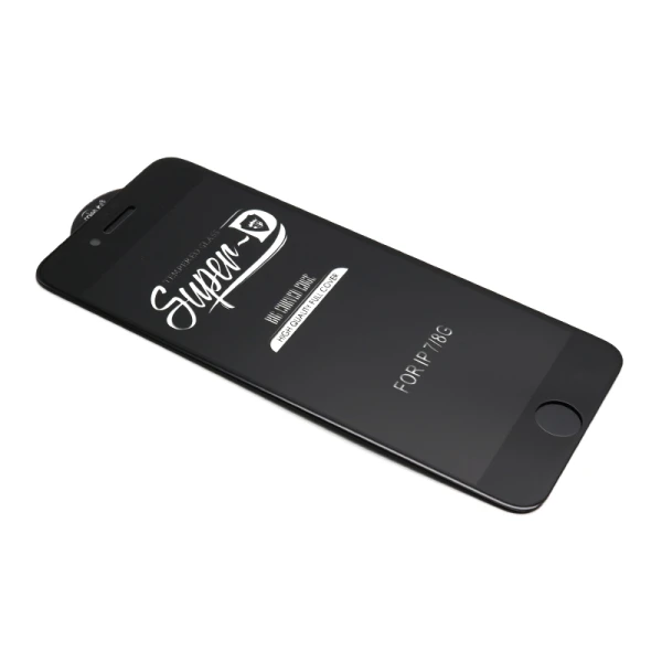 Folija za zastitu ekrana glass 11d za iphone 7/8 super d crna