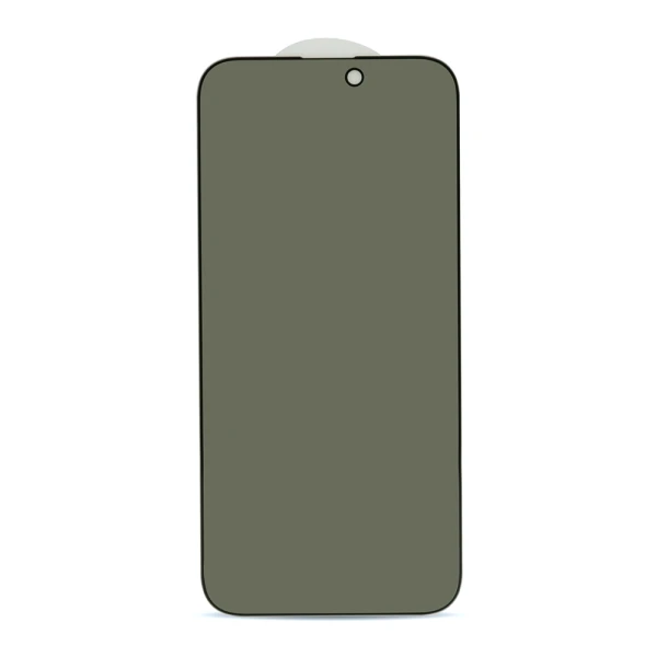 Folija za zastitu ekrana glass privacy 2.5d full glue za iphone 15 pro (6.1) crna