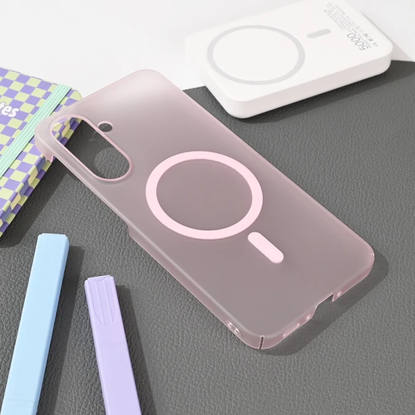 Torbica Magsafe Matte PC za Samsung A366B Galaxy A36 5G roze