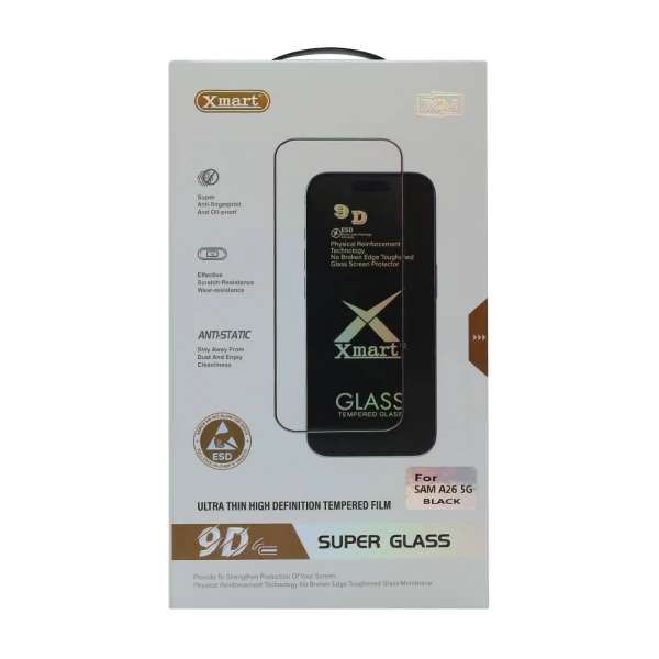 Folija za zastitu ekrana glass x mart 9d za samsung a166b/a266b galaxy a16 5g/a26 5g