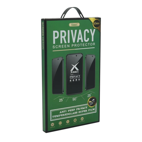 Folija za zastitu ekrana glass x mart 9d privacy za iphone 13 pro max/ iphone 14 plus (6.7)