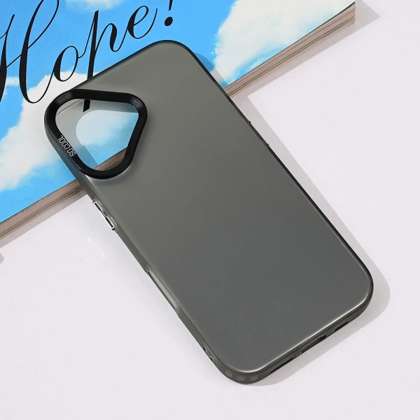 Torbica Clear za iPhone 16 6.1 crna