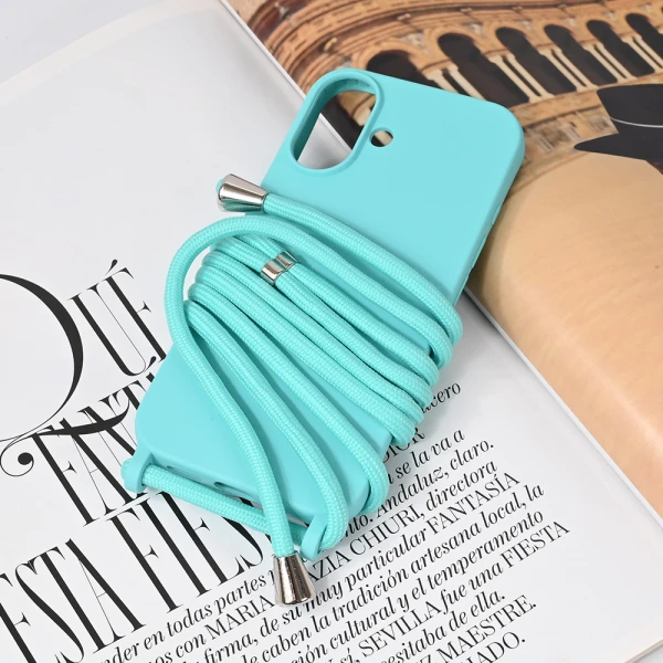 Torbica Crossbody za iPhone 16 6.1 mint