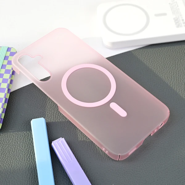 Torbica Magsafe Matte PC za Samsung A156B Galaxy A15 roze