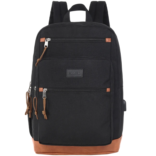 CANYON BPS-5, Laptop backpack for 15.6 inch450MMx310MM x 160MMExterior materials: 90% Polyester+10%PUInner materials:100% Polyester ( CNS-B