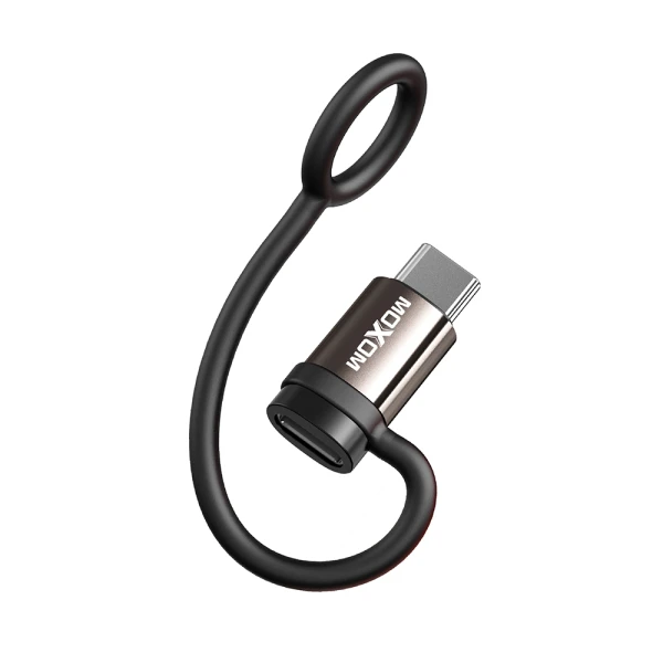Adapter otg moxom mx-cb250 lightning na type-c crni