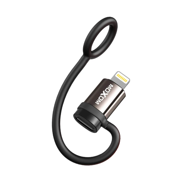 Adapter otg moxom mx-cb251 type-c na lightning crni