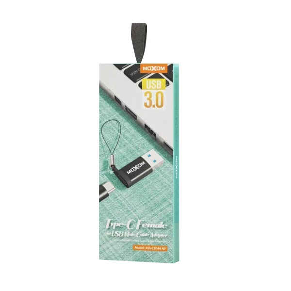 Adapter usb3.0 type c na usb-a moxom mx-cb144 crni