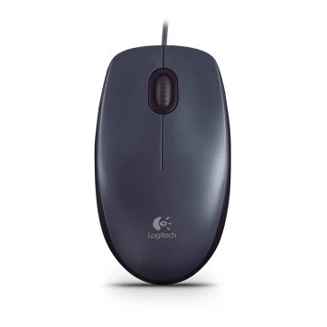 LOGITECH M90 Corded Mouse - GREY - USB - EWR2 ( 910-001793 ) 