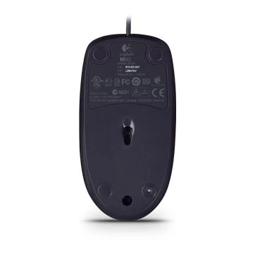 LOGITECH M90 Corded Mouse - GREY - USB - EWR2 ( 910-001793 ) 