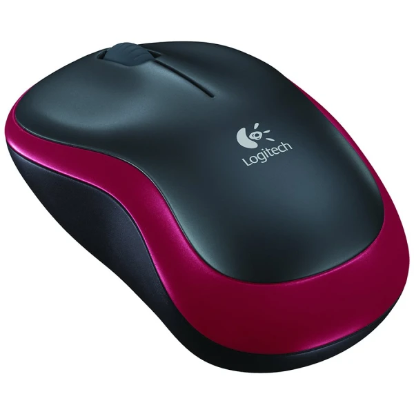 LOGITECH M185 Wireless Mouse - RED - EWR2 ( 910-002237 ) 