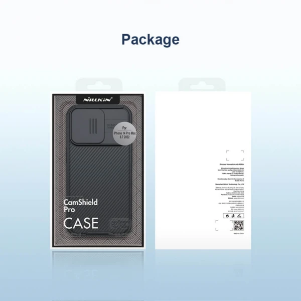 Torbica Nillkin CamShield Pro Magnetic za iPhone 14 Pro Max 6.7 plava