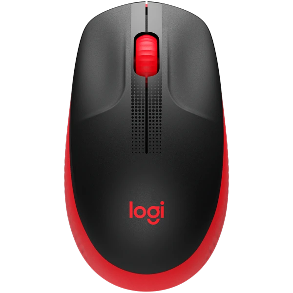 LOGITECH M190 Wireless Mouse - RED ( 910-005908 ) 