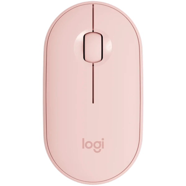 LOGITECH M350S Pebble 2 Bluetooth Mouse - TONAL ROSE ( 910-007014 ) 