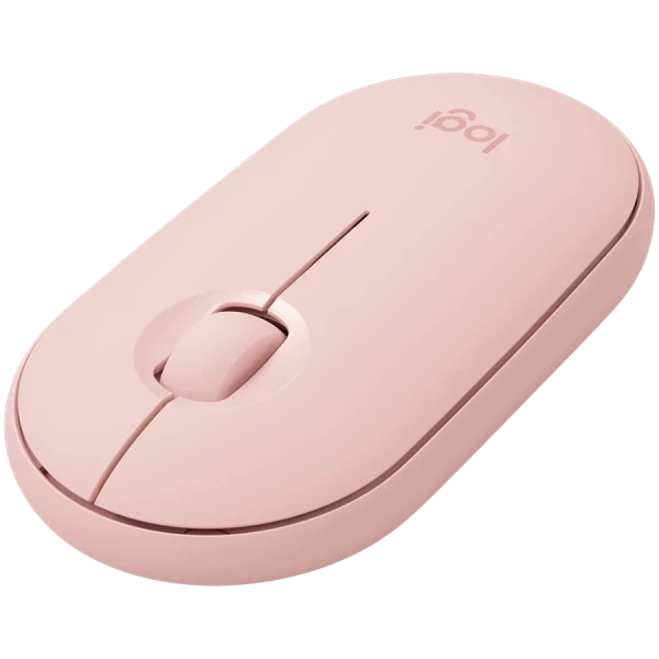 LOGITECH M350S Pebble 2 Bluetooth Mouse - TONAL ROSE ( 910-007014 ) 