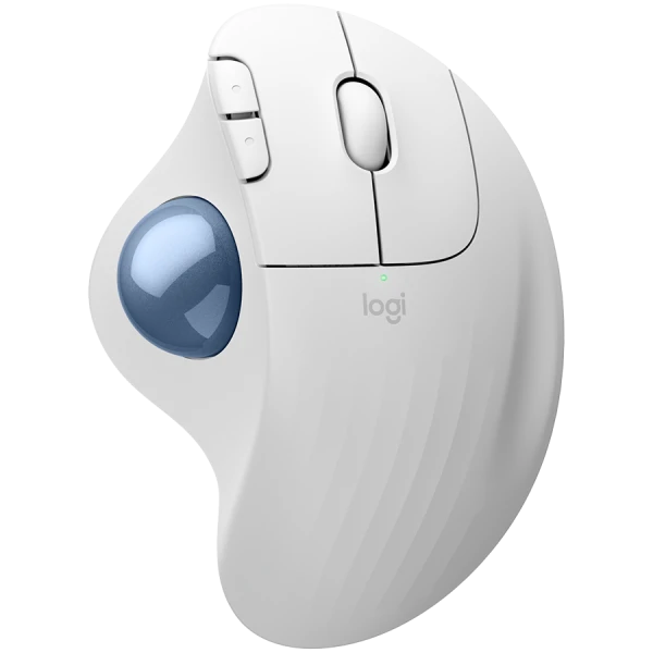 LOGITECH ERGO M575S Wireless Trackball  - OFFWHITE+BLUE BALL - BT - EMEA28-935 ( 910-007030 ) 