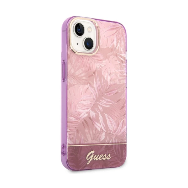 Torbica Guess Hc IML Electro Cam Jungle za iPhone 14 Plus 6.7 pink (GUHCP14MHGJGHP)