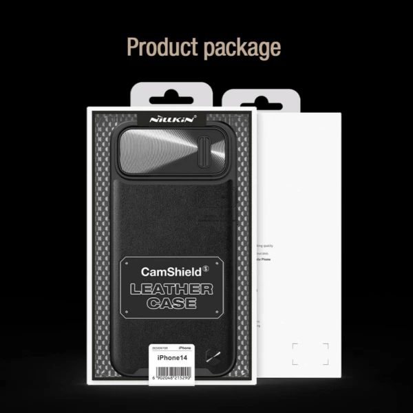 Torbica Nillkin CamShield Leather S za iPhone 14 6.1 plava