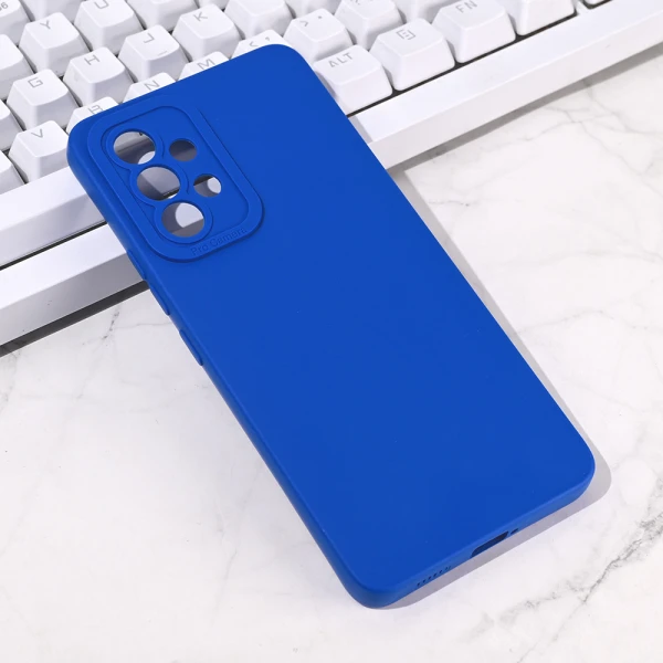 Torbica Silikon Pro Camera za Samsung A536B Galaxy A53 5G plava