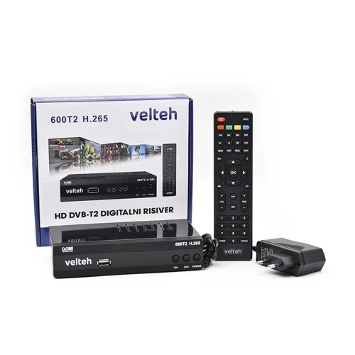 Dig. TV risiver  VELTEH 600T2 H.265