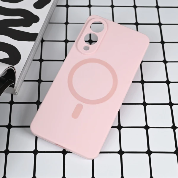 Torbica Magsafe Pure color za Samsung S937B Galaxy S25 Edge roze