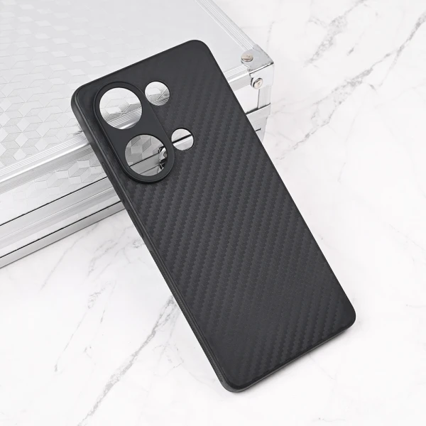 Torbica Carbon fiber za Xiaomi Redmi Note 14S (EU) crna