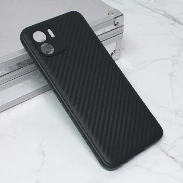 Torbica Carbon fiber za Xiaomi Redmi A1/A2 crna