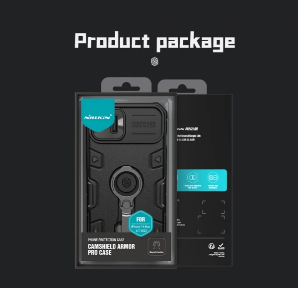 Torbica Nillkin CamShield Armor Pro Magnetic za iPhone 14 Plus 6.7 crna