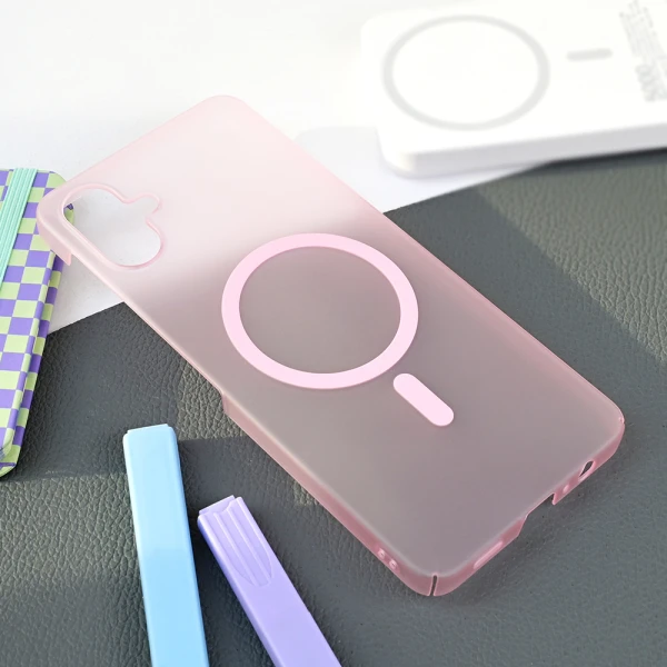Torbica Magsafe Matte PC za Samsung A065F Galaxy A06 roze