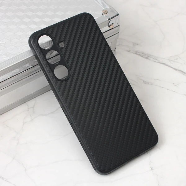 Torbica Carbon fiber za Samsung S921B Galaxy S24 crna