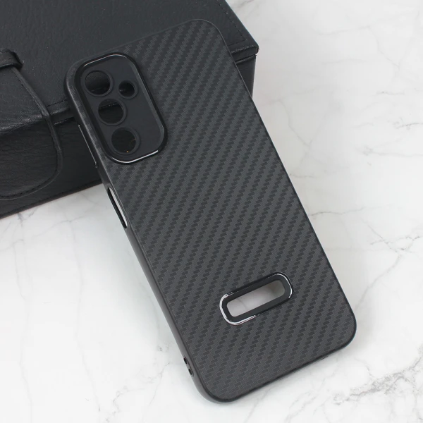 Torbica Carbon Stripe za Samsung A245F Galaxy A24 4G crna