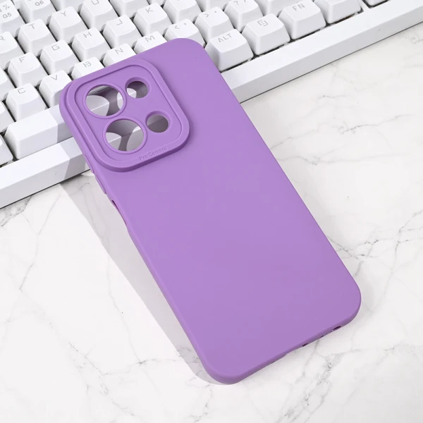 Torbica Silikon Pro Camera za Xiaomi Redmi 15C 4G 173mm ljubicasta