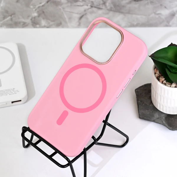 Torbica Magsafe Matte Color iPhone 15 Pro 6.1 roze