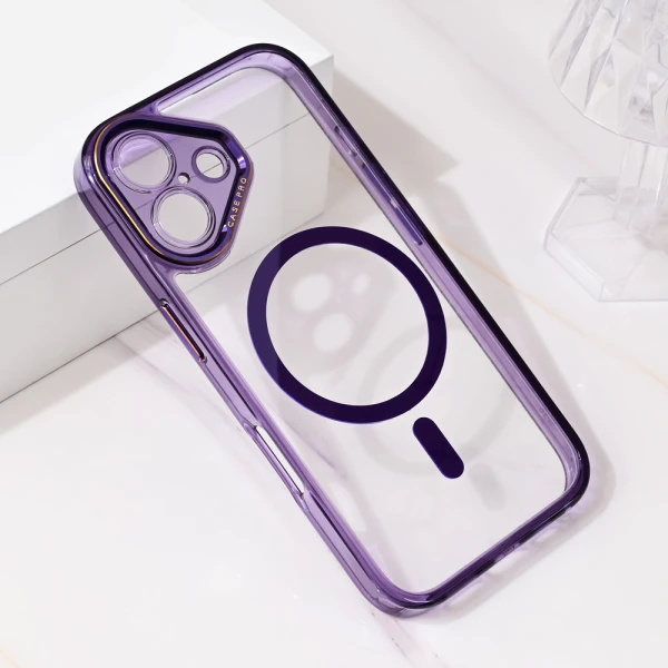 Torbica Magsafe Camera Color za iPhone 16 6.1 ljubicasta