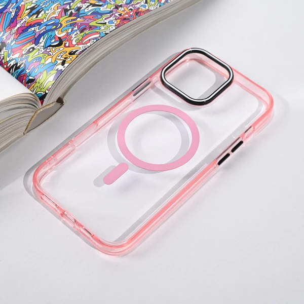 Torbica Magsafe Color Pop za iPhone 16 Pro Max 6.9 roze